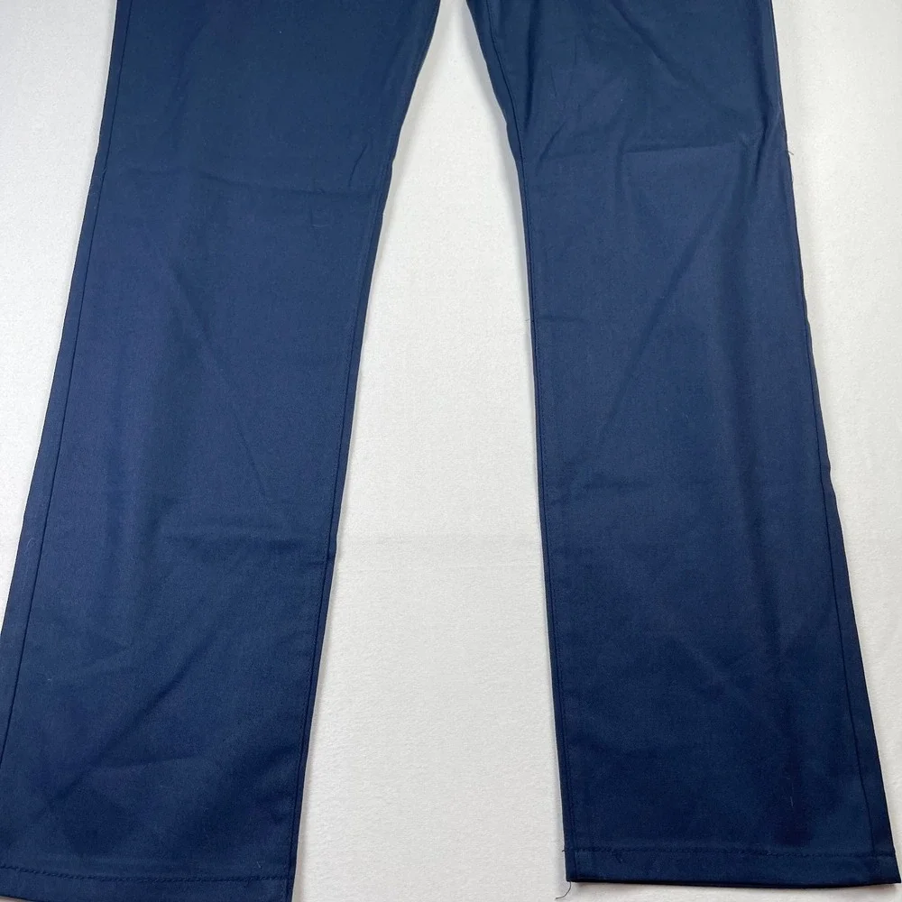 Bastion Trail Chino Pants Men's 40 x 31 Navy Blue Stretch Mid-Rise Slash Pockets